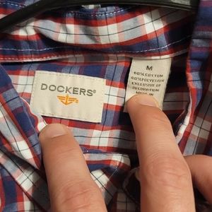 Docker button down shirt, size medium